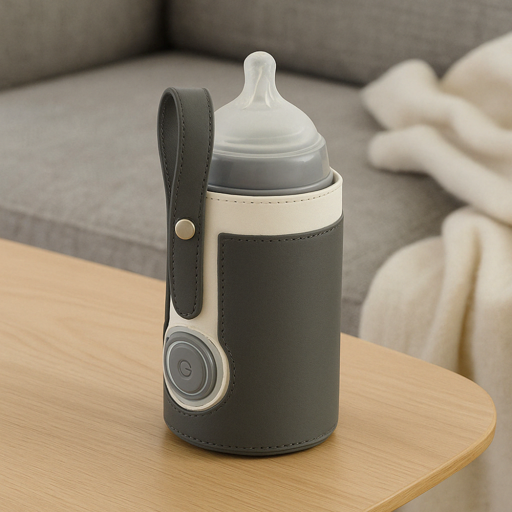 Chauffe-Biberon Portable Gris