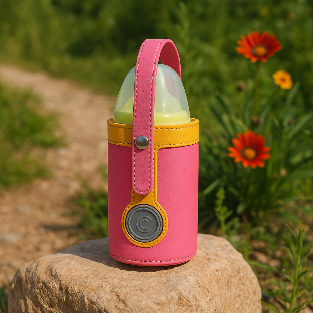 Chauffe-Biberon Portable Rose