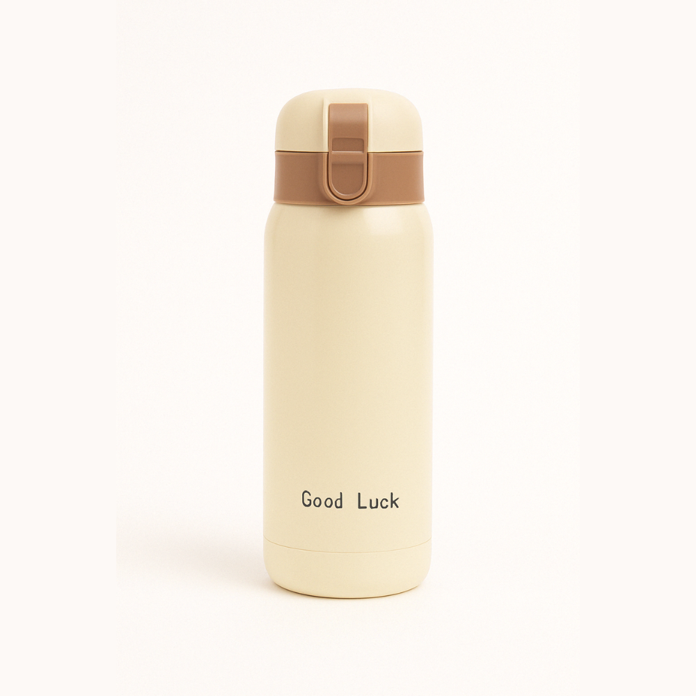 Mini Gourde Isotherme Beige 360Ml