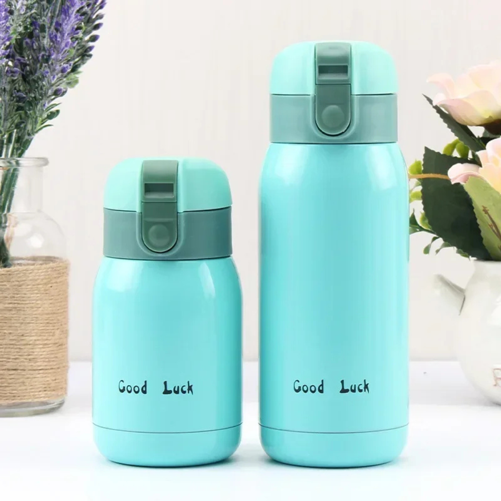 2 Mini Gourde Isotherme Bleu 