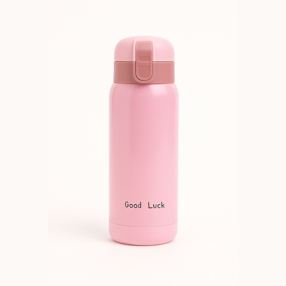 Mini Gourde Isotherme Rose 360Ml